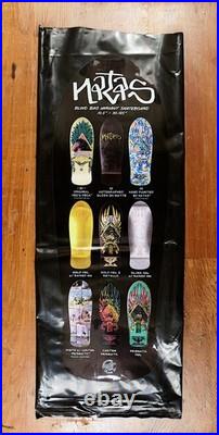Santa Cruz Natas Kaupas Blind Bag Black Prismatic Skateboard Deck SMA Shrinkwrap