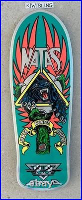 Santa Cruz Natas Kaupas Blind Bag Teal Prismatic Foil Skateboard Deck SMA