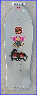 Santa Cruz Natas Kaupas Blind Bag Teal Prismatic Foil Skateboard Deck SMA