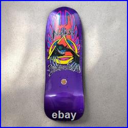 Santa Cruz Natas Kaupas Evil Cat Metallic Purple Reissue Skateboard Deck