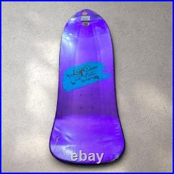 Santa Cruz Natas Kaupas Evil Cat Metallic Purple Reissue Skateboard Deck