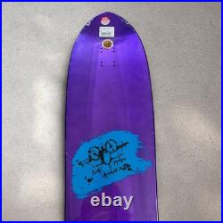 Santa Cruz Natas Kaupas Evil Cat Metallic Purple Reissue Skateboard Deck