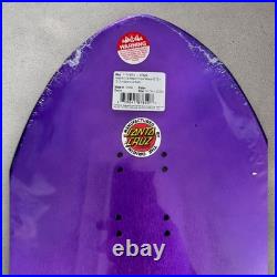 Santa Cruz Natas Kaupas Evil Cat Metallic Purple Reissue Skateboard Deck