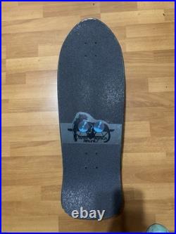 Santa Cruz Natas Kaupas Skateboard Skate Deck Grey Dip With Metallic Panther SMA
