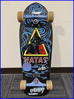 Santa Cruz Natas Kitten Re-Issue Skateboard With Vintage Tracker Ultralights