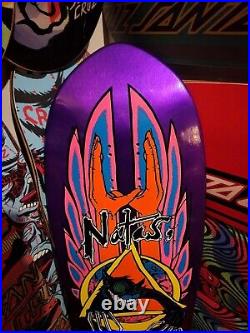 Santa Cruz Natas Skateboard Deck Evil Kat