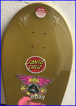 Santa Cruz Natas Skateboard Reissue Gold FOIL Blind Bag Santa Monica Airlines