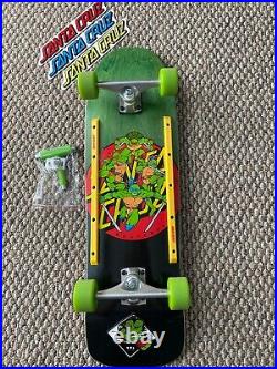 Santa Cruz Ninja Turtles Skateboard Highly Collectible Nos Santa Cruz Decals 31