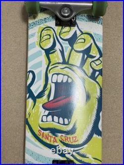 Santa Cruz OFF HAND Complete Skateboard 7.75 Slimeballs Wheel Bullet Truck USED