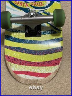 Santa Cruz OFF HAND Complete Skateboard 7.75 Slimeballs Wheel Bullet Truck USED