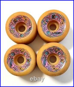 Santa Cruz OJ Team Rider Rare OG 61mm 95a 1980's Vintage Skateboard Set Of 4