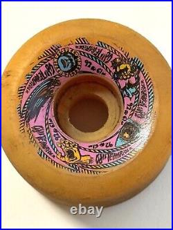 Santa Cruz OJ Team Rider Rare OG 61mm 95a 1980's Vintage Skateboard Set Of 4