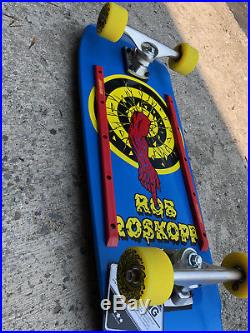 Santa Cruz Old School Rob Roskopp Target 1 Reissue Complete Skateboard