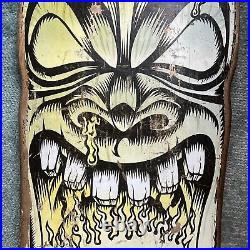 Santa Cruz Original Rob Roskopp Tiki Rare Skateboard Deck Art