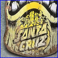 Santa Cruz Original Rob Roskopp Tiki Rare Skateboard Deck Art