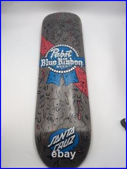 Santa Cruz PBC PBR Slime out Team Black 8.00in x 31.6in Skateboard Deck PABST