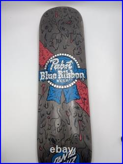 Santa Cruz PBC PBR Slime out Team Black 8.00in x 31.6in Skateboard Deck PABST