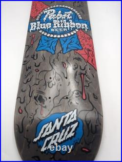 Santa Cruz PBC PBR Slime out Team Black 8.00in x 31.6in Skateboard Deck PABST