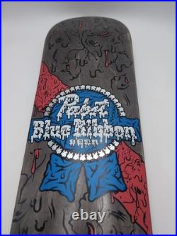 Santa Cruz PBC PBR Slime out Team Black 8.00in x 31.6in Skateboard Deck PABST