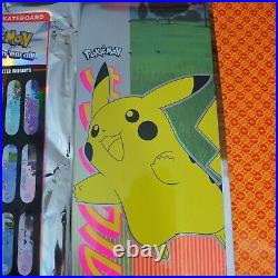 Santa Cruz Pikachu Pokemon Skateboard Deck Blind Bag Brand New Open Package