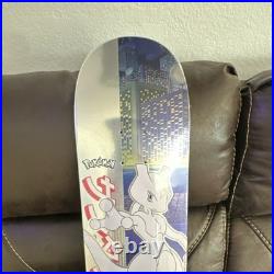 Santa Cruz Pokémon Mewtwo Skateboard Deck Black Silver Graphic