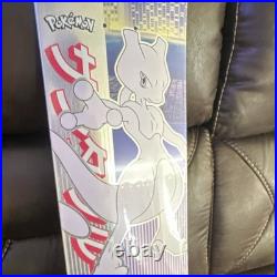 Santa Cruz Pokémon Mewtwo Skateboard Deck Black Silver Graphic