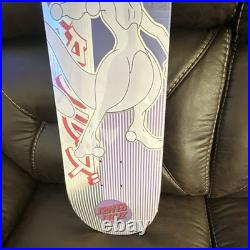 Santa Cruz Pokémon Mewtwo Skateboard Deck Black Silver Graphic