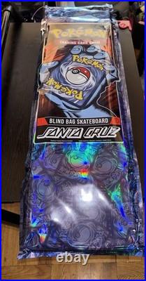 Santa Cruz Pokémon Theme Blind Bag Skateboard Deck Trading Card Game Glaceon NEW