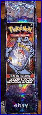 Santa Cruz Pokémon Theme Blind Bag Skateboard Deck Trading Card Game Glaceon NEW