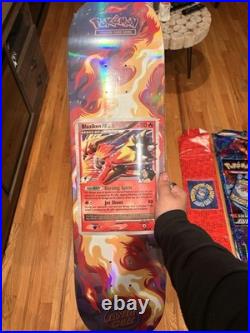 Santa Cruz Pokémon Trading Card Game Blind Bag Skateboard Deck, Blaziken Deck