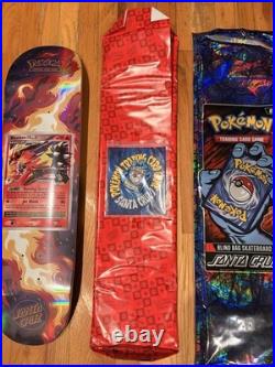 Santa Cruz Pokémon Trading Card Game Blind Bag Skateboard Deck, Blaziken Deck