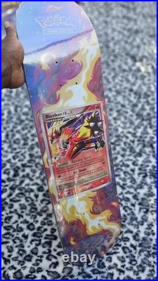 Santa Cruz Pokémon Trading Card Game Skateboard Deck Blaziken FB Lv. X