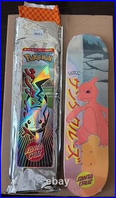 Santa Cruz Pokémon skateboard Chameleon Deck