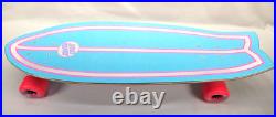 Santa Cruz Prismatic Dot Shark Cruzer Skateboard Silver Rainbow Foil Print 7-ply