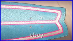 Santa Cruz Prismatic Dot Shark Cruzer Skateboard Silver Rainbow Foil Print 7-ply