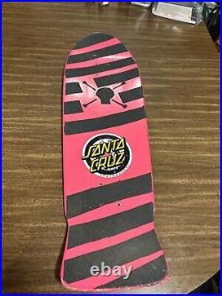 Santa Cruz Pro Series x Rob Roskopp deck, Pink & Black With Skull Hard To Find