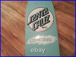 Santa Cruz R/SC Concave # 595/800 Reissue Skateboard Deck Baby Blue