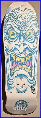 Santa Cruz ROB ROSKOPP 2018 REISSUE White Face Skateboard Deck Jim Phillips