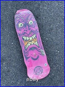 Santa Cruz ROSKOPP FACE Matte Pink Stain REISSUE Skateboard Deck NEW IN SHRINK