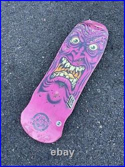 Santa Cruz ROSKOPP FACE Matte Pink Stain REISSUE Skateboard Deck NEW IN SHRINK