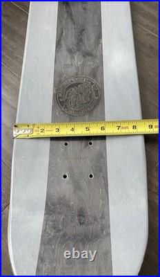 Santa Cruz Rare Screaming Hand Gray Striped 8.5x32 Skateboard Deck