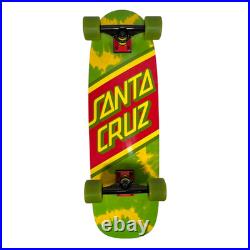 Santa Cruz Rasta Tie Dye 8.79 Street Cruiser Complete Skateboard