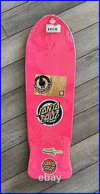 Santa Cruz Rob Roskopp 1 Target Reissue Skateboard Deck Pink New Kendall Grosso