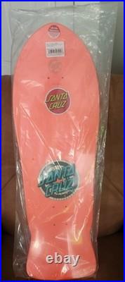 Santa Cruz Rob Roskopp 3 Reissue Skateboard Deck Neon Coral/Orange