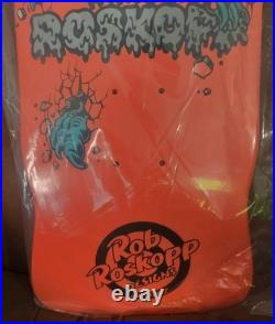 Santa Cruz Rob Roskopp 3 Reissue Skateboard Deck Neon Coral/Orange