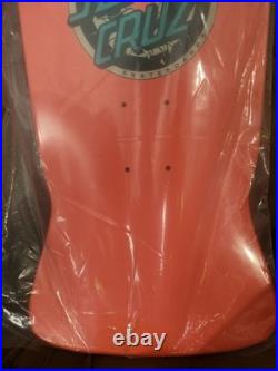 Santa Cruz Rob Roskopp 3 Reissue Skateboard Deck Neon Coral/Orange