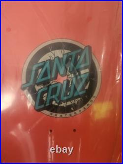 Santa Cruz Rob Roskopp 3 Reissue Skateboard Deck Neon Coral/Orange