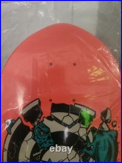Santa Cruz Rob Roskopp 3 Reissue Skateboard Deck Neon Coral/Orange