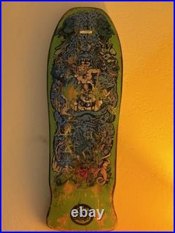 Santa Cruz Rob Roskopp Double Kick Skateboard Deck Vintage