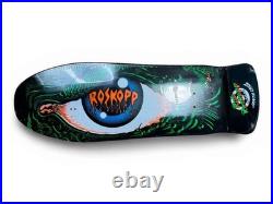 Santa Cruz Rob Roskopp Eye 10 Reissue Skateboard Deck UV Reactive NEW IN SHRINK